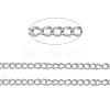 Tarnish Resistant 304 Stainless Steel Twist Chains CHS-K001-24-3mm-2