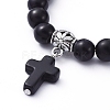 Stretch Charm Bracelets BJEW-JB05234-3