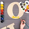 Letter Unfinished Wood Blank Cutouts DIY-ZX040-01O-3