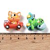 Opaque Resin Cabochons X-RESI-G085-06-3