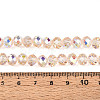 Transparent Glass Beads Strands EGLA-N016-8mm-07-2