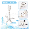 CHGCRAFT 42Pcs 3 Styles Alloy European Dangle Charms FIND-CA0005-62-6
