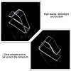 48Pcs 2 Style Transparent Plastic Tablecloth Clips AJEW-GL0002-08-5