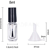 Transparent Glass Nail Polish Empty Bottle MRMJ-BC0001-47-5ml-2