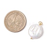 Natural Keshi Pearl Pendants PALLOY-JF04189-02-2