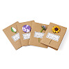32Pcs 4 Colors Paper Cards DIY-KS0001-15-2