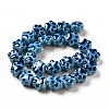 Handmade Printed Porcelain Beads PORC-F005-02A-5