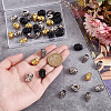 40Pcs 4 Styles Alloy Bead Cone FIND-NB0006-51-3