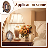 Resin with Glass Photo Frame Stand AJEW-WH0314-485-5