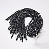 Imitate Austrian Crystal Bicone Glass Beads Strands GLAA-F029-6x6mm-02-3