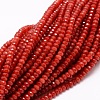 Dyed Natural Malaysia Jade Rondelle Beads Strands G-E316-2x4mm-25-3