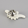 Spray Painted Alloy Brooches X-JEWB-S011-135-RS-2