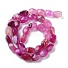 Natural Banded Agate Beads Strands G-G172-01K-3