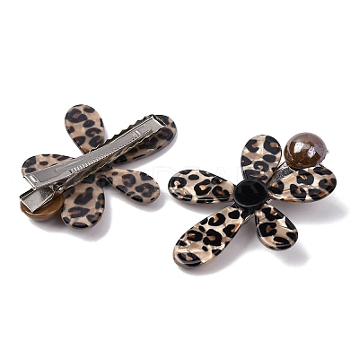 Alloy & Resin Alligator Hair Clips OHAR-B007-08C-1