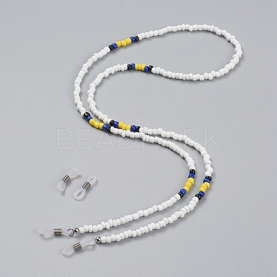 Glass Seed Bead Eyeglasses Chains AJEW-EH00006-01-1