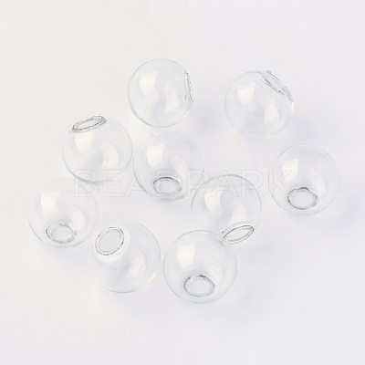 Round Mechanized One Hole Blown Glass Globe Ball Bottles X-BLOW-R001-18mm-1