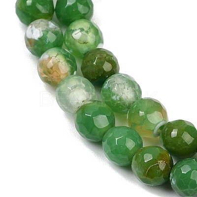 Natural Fire Crackle Agate Beads Strands G-C082-A01-51-1