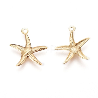 Electroplated Iron Pendants X-IFIN-I030-10G-1
