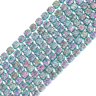 4.8 Yards Iron Rhinestone Cup Chains CH-TA0001-10D-1