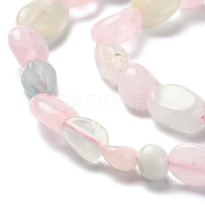 Natural Morganite Beads Strands G-L550A-08-1