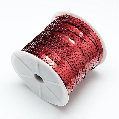 Plastic Paillette Beads PVC-Q085-6mm-3-1