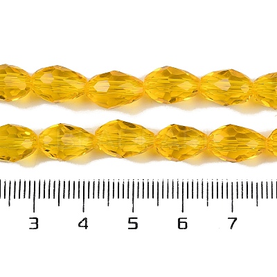 Transparent Glass Beads Strands EGLA-N013-T10mm-D04-1