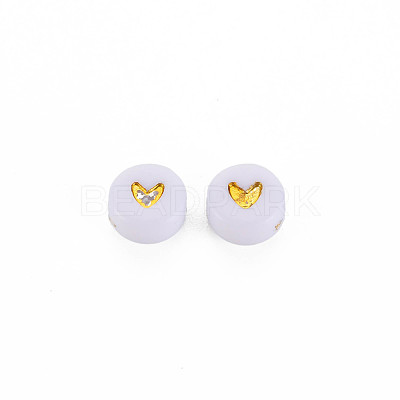 Plating Acrylic Beads PACR-R242-01-1