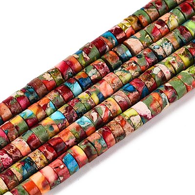 Natural Imperial Jasper Beads Strands G-T138-198E-1