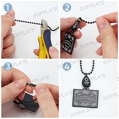 Electrophoresis Soldered Iron Ball Bead Chains CH-SP0001-06-1