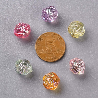 Transparent Acrylic Beads TACR-S154-33C-1