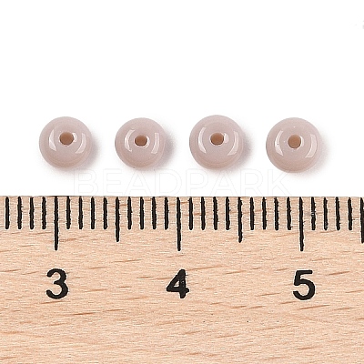 Imitation Jade Glass Seed Beads SEED-Q038-01H-1