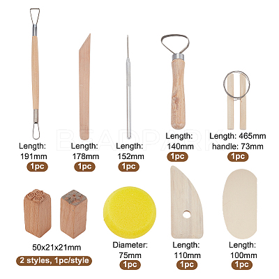 1 Set Clay Craft Tool Kits DIY-GA0006-68-1