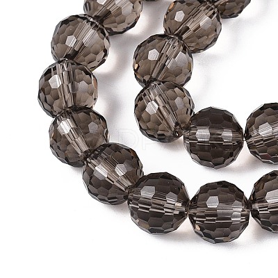 Transparent Glass Bead Strands GLAA-R095-8mm-37-1