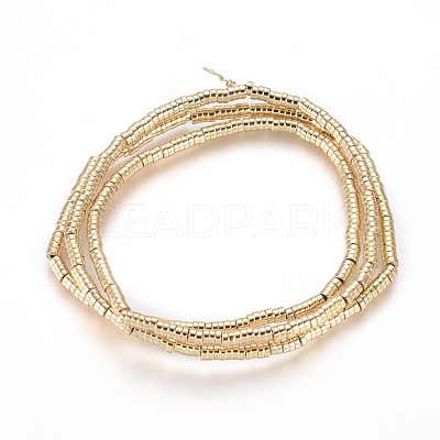 Electroplated Non-magnetic Synthetic Hematite Beads Strands G-G826-09-2mm-1