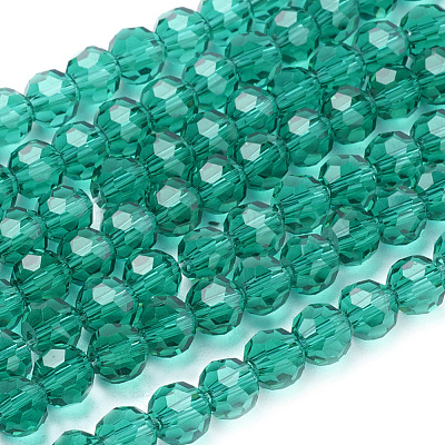 Glass Beads Strands EGLA-J042-6mm-13-1