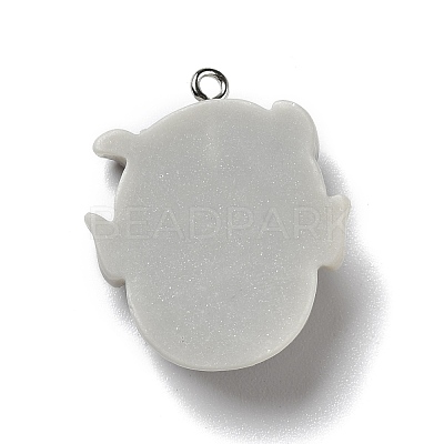 Halloween Opaque Resin Pendants RESI-B011-06-1