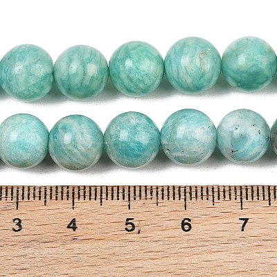 Natural Amazonite Beads Strands G-F461-12-10mm-01-1