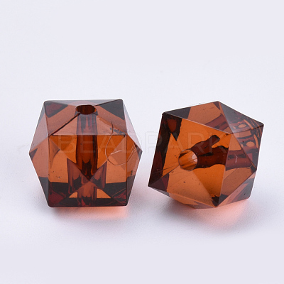Transparent Acrylic Beads X-TACR-Q259-8mm-V60-1