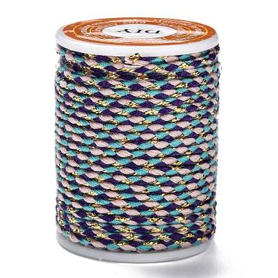 4-Ply Polycotton Cord with Metallic Thread OCOR-Z003-D95-1