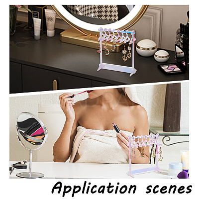 1 Set Acrylic Earring Display Stands EDIS-PH0001-34-1