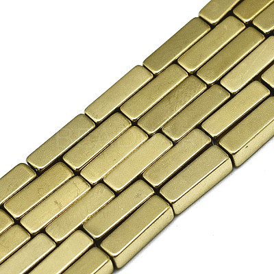 Electroplate Non-magnetic Synthetic Hematite Beads Strands G-S352-41B-01-1