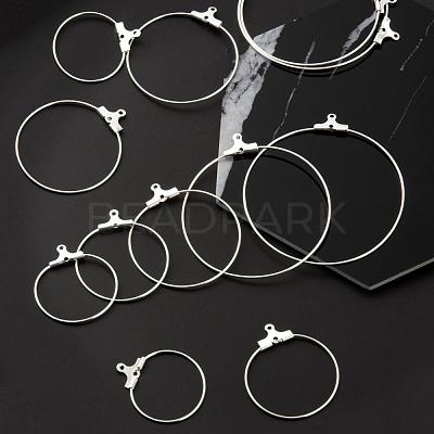 20Pcs 5 Size 304 Stainless Steel Pendants STAS-LS0001-12S-1