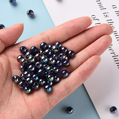 Opaque Acrylic Beads LS-MACR-S370-D8mm-A19-1