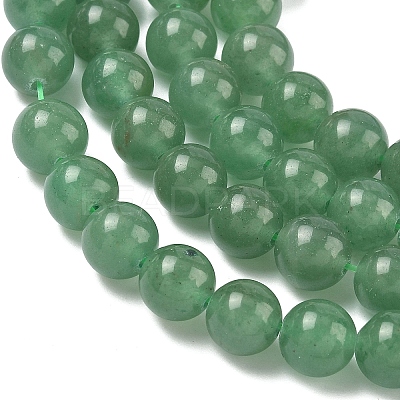Natural Green Aventurine Beads Strands GSR024-1