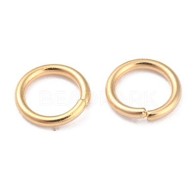 Rack Plating Brass Open Jump Rings KK-O139-18G-G-1