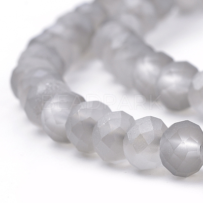 Electroplate Glass Beads Strands X-EGLA-S141-4mm-01D-1
