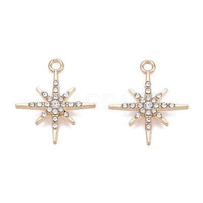 Rack Plating Alloy Pendants FIND-N005-33G-1