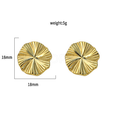 304 Stainless Steel Stud Earrings FS-WGCA6E2-01-1
