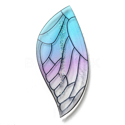 Transparent Epoxy Resin Cabochons CRES-A053-16A-1