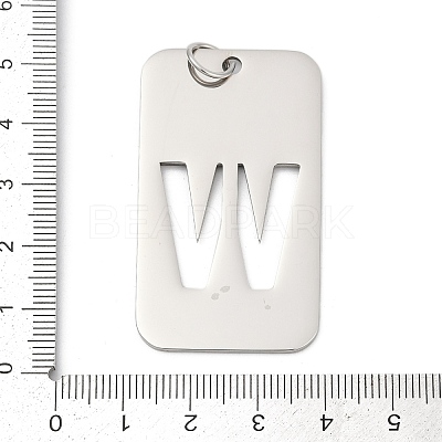 304 Stainless Steel Pendants LS-STAS-M115-01P-W-1
